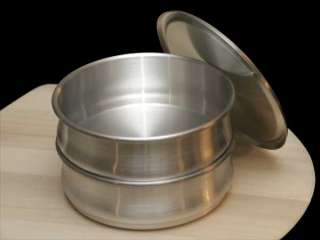 STACKABLE ALUMINUM DOUGH PAN KIT   DURABLE   NEW    