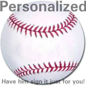    Jerome Walton Personalized Autographed Baseball