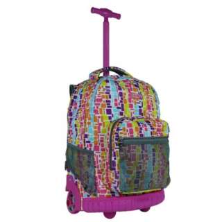   Handle Rolling Squares Backpack   Neon (18).Opens in a new window