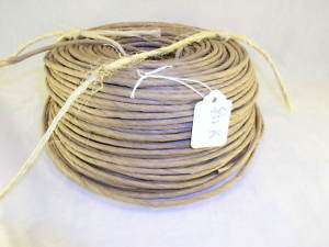 Lb Coil of 5/32 Fibre Rush Kraft Brown New & Fresh  