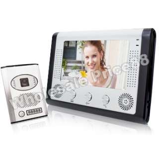 Home Security 1 in 1 Wired Video Door phone Intercom 7 LCD Monitor 