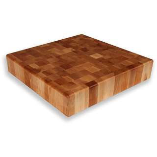 Maple End Grain 18 Square Chopping Block 3.5 Thick  