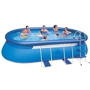   inch high, Metal Frame Inflatable Swimming Pool Patio, Lawn & Garden