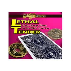  Lethal Tender Half Bicycle Card Magic Trick Coin Dollar 
