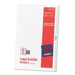  Legal Ring Binder Tab Dividers   Title 26 50, 14 x 8 1/2 