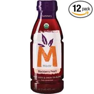 Made Blackberry Peach Juice, 16 Ounce (Pack of 12)  