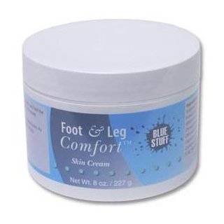 Foot & Leg Comfort Cream, 8 Ounce Jars (Pack of 2) by Blue Stuff