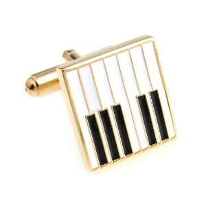  Gold Piano Keys Key Board Cufflinks Cuff Links Everything 