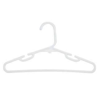 Kids Tubular Hanger with Notch   White (30pk).Opens in a new window