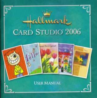 Hallmark Card Studio 2006 PC CD create customized holiday personal 