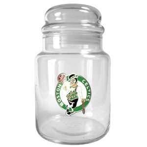  Boston Celtics NBA 31oz Glass Candy Jar   Primary Logo 