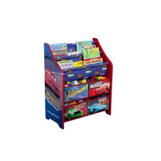 Disney Cars Kids Room Book Shelf + Toys Bin Quality Organizer Storage 