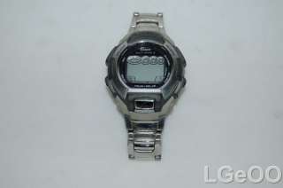 Casio GW 810D G Shock Mens Atomic Solar Stainless Steel Watch AS IS 