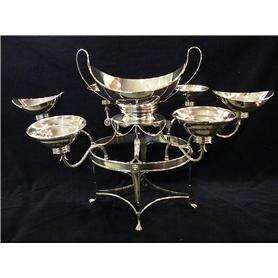 LARGE SILVER EPERGNE / CENTERPIECE LONDON 1928  