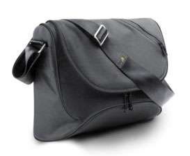   Lime Drop Messenger Bag for Macbook Pro 15 (Grey / Lime) Electronics