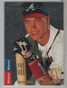 1993 UPPER DECK SP CHIPPER JONES ROOKIE #280  