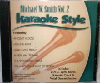 Michael W. Smith V2 NEW Christian Karaoke CD  