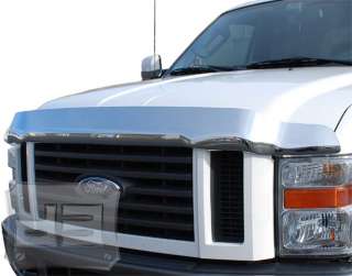 Ford Superduty Chrome Front Hood Bug Guard Protector  