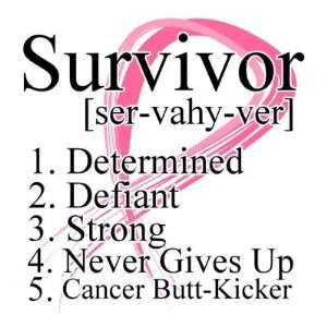  Survivor Definition   Breast Cancer Pins 