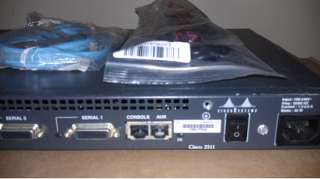 Cisco 2511 Access Router w/ Upgd [16/16]MB Mem/Flash w/Rack kits CCNA 