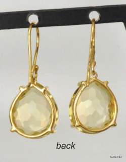   New $695 IPPOLITA18K Gold Lemon Citrine Drop Earrings SALE  