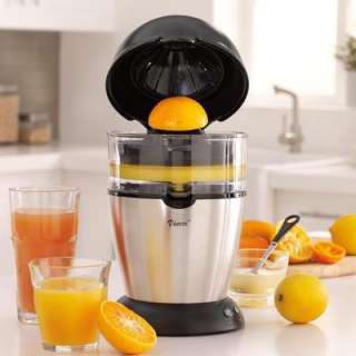 Brookstone Hands Free Orange Juice Citrus Juicer  