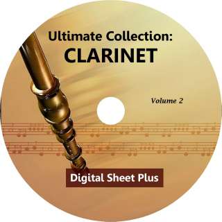 CLARINET Sheet Music Ultimate Collection VOLUME 2 DVD  