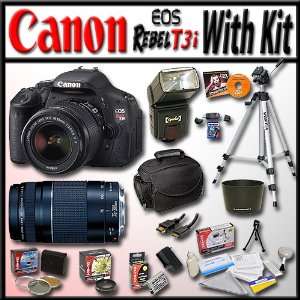  Canon EOS Rebel T3i 18 MP CMOS Digital SLR Full HD Camera 