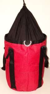 Arborist Storage Bag Great for Climbing Rope,11.5H Red