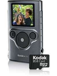   Video Camera with SD Card (Grey) Kodak Mini Video Camera with SD Card