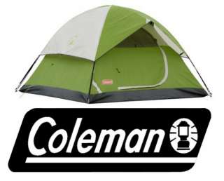    COLEMAN Sundome 3 Person Camping Outdoor Tent Green 7 Feet x 7 Feet