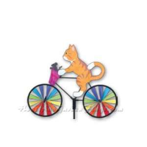  Cat Orange Tabby Bicycle Spinner   20 Inches Patio, Lawn 
