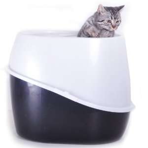  Favorite Cat Open Top Litter Box / Litter Pan with Shield 