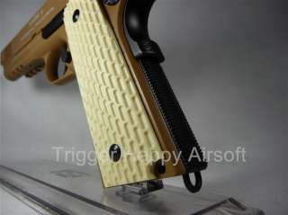 KWA M1911 Colt 45 FULL METAL MARK II PTP GBB Tactical 1911 DARK EARTH 
