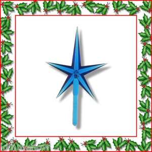 Ceramic Christmas Tree Light Medium Modern Star Blue  