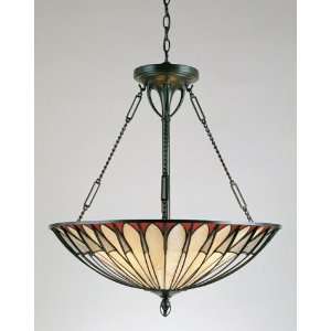  Pendants Finned Hanging Ceiling Fixture