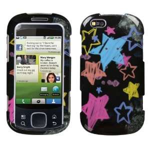 MOTOROLA MB501 (Cliq XT), Chalkboard Star Black Phone Protector Cover