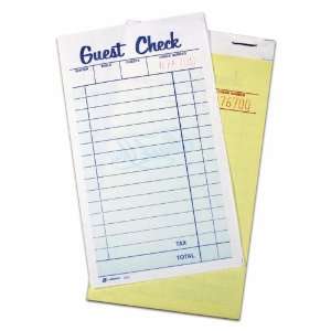  Adams Guest Check Pad, Carbonless, 3.5 x 6.88 Inches 