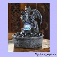 New Mystic Dragon LED Light Up Tabletop Water Fountain  
