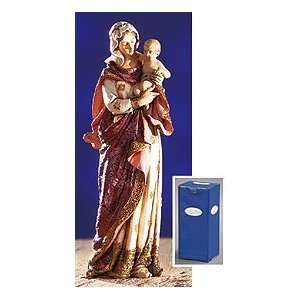  Standing Madonna and Child Statue 