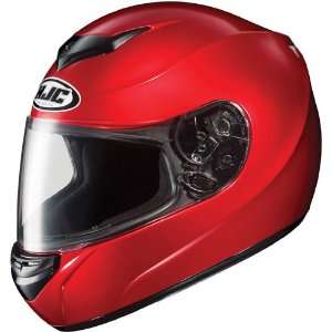   R1 METALLIC FULL FACE MOTORCYCLE HELMET (XLARGE, CANDY RED) Clothing
