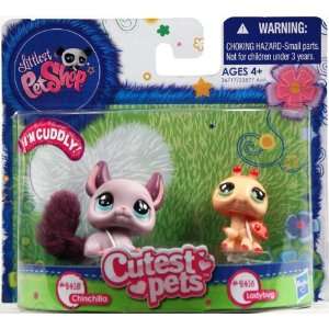   Pet Shop Cutest Pets Figures Soft Chinchilla Lady Bug Toys & Games