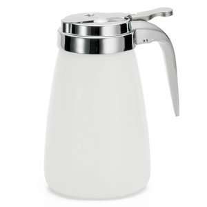 com Tablecraft MW10 10 oz. Plastic Syrup Dispenser with Chrome Plated 