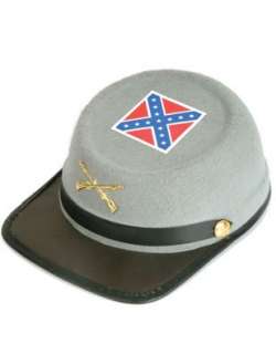  New Civil War Confederate Felt Costume Soldier Hat Cap 