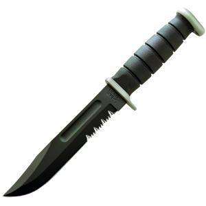 1283 KA BAR D2 Extreme Fighting Knife & Leather Sheath  