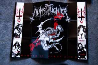 Nunslaughter   Damned in Japan BOX SET/POSTER  death morbid 