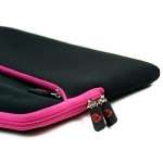 Pink/Black Neoprene Sleeve Case for Le Pan TC 970 Google Android 