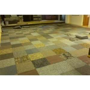 Discounted New Commercial Grade Mixed Random Carpet Tile Squares   200 