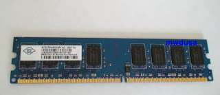 2GB DDR2 PC2 6400U CL6 800Mhz 2Rx8 Desktop Memory Ram  