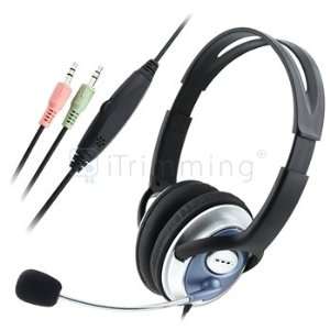  Pc Headphones with Noise Canceling Mic Computer Headset 